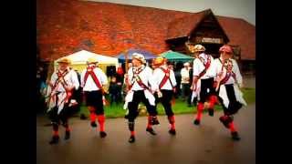 Morris dancing traditional medieval English folkdance 2MOV [upl. by Airdnoed668]