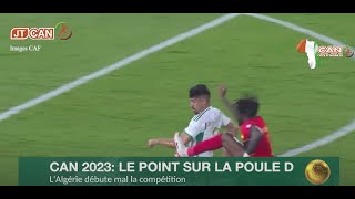 CAN 2023  lAlgérie débute mal la compétition [upl. by Teragram]