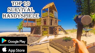 ► Top 10 Survival Handyspiele  Überleben Smartphone Spiele Apps Kostenlos Android  iOS [upl. by Robins]