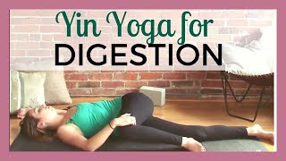 30 min Yin Yoga for Digestion  Reduce Bloating amp Cramps [upl. by Ecaj64]