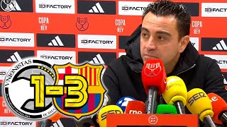 RUEDA PRENSA XAVI UNIONISTAS 13 FC BARCELONA [upl. by Arahset]