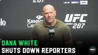 Dana White vs Reporters “Any other stupid questions” [upl. by Nirmak]