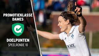 Promotieklasse Dames  20212022  Doelpunten Speelronde 10 ⭐ [upl. by Marko]