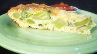 Broccoli Quiche  Breakfast Brunch Recipe  Show Me The Curry [upl. by Yantruoc]