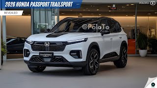 2026 Honda Passport Trailsport Revealed  new appearance and enhanced visual identity [upl. by Latnahc44]