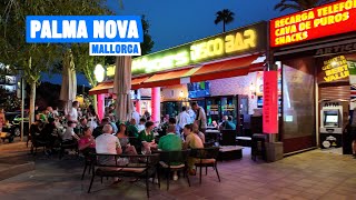 Palma Nova Mallorca 🇪🇸 Nightlife 🍺 [upl. by Esinert]