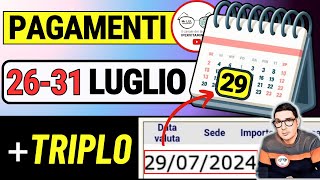 Inps PAGA 29 LUGLIO ➜ DATE PAGAMENTI ADI ASSEGNO UNICO CARTA ACQUISTI NASPI PENSIONI BONUS 100€ SFL [upl. by Marlane]