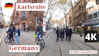 Karlsruhe Germany Walking Tour 2022  travel guide  walk in the city 2022 🇩🇪 [upl. by Tica533]