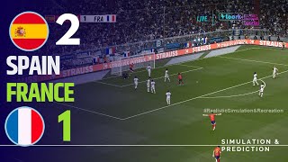 ⚽ España 21 Francia 🏆 EURO 2024 Highlights simulación y recreación de videojuego [upl. by Chamberlain]