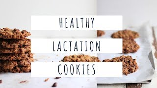 Healthy Lactation Cookies  Dairy Free [upl. by Rie]