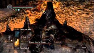 Dark Souls 185 Kiln of the First Flame Epic Final Battle with Gwyn [upl. by Prager105]