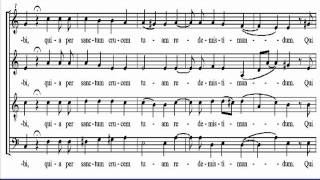 Palestrina  Adoramus Te  Scorewmv [upl. by Kial]