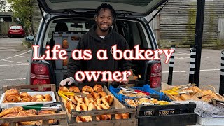 Life as a bakery 34yr old bakery owner who works solo prep bake and sell bakerylife [upl. by Anyela]