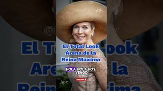 El total look arena de la Reina Máxima reinamaxima netherlands fashion fashionroyalty [upl. by Knowlton933]