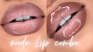 Ombre LipStick amp LipGloss TutorialStepByStep TutorialBeginner Friendly Products Busisiwe Kesi [upl. by Asinet]