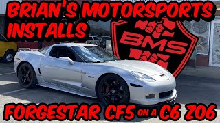 Forgestar CF5 Wheels on my C6 Corvette Z06 at Brians Motorsports [upl. by Ianahs]