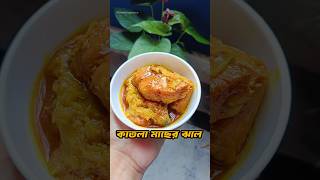 Katla Macher Jhal কাতলা মাছের ঝাল 🐠cookingcurry short [upl. by Aelanej]