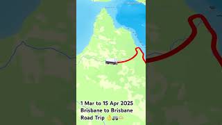 Road trip holiday dates booked Brisbane to Brisbane round trip travel vanlife holiday australia [upl. by Leahcimluap]