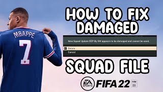 How To Repair Damaged Squad or Career File For FIFA 22  PC [upl. by Eolc]