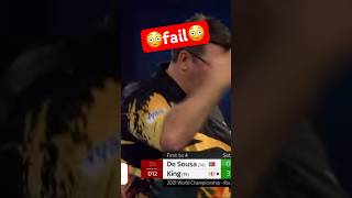 🤣Miscount King Jose de Sousa 🤣Darts Dart WM fyp fail miscount 🎯 [upl. by Kali293]