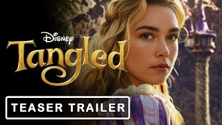 Tangled 2025  Live Action Trailer Florence Pugh [upl. by Nosirrag992]