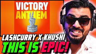 VICTORY ANTHEM by Khushi × Lashcurry Reaction  AFAIK [upl. by Stuart732]