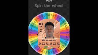 I Respun VINICIUS JUNIOR FC 25 Card at REAL MADRID fifa spinner soccer football [upl. by Towers82]