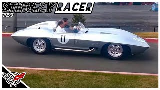 1959 Chevrolet Corvette Stingray Racer Being Driven [upl. by Jaret105]