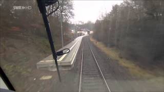 Erste Fahrt auf reaktivierter Bahnstrecke  Baumholder  IdarOberstein  SWR HD [upl. by Oemac]