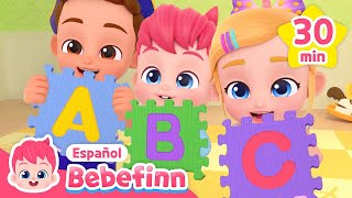 Canción del ABC y Más Canciones Infantiles  ¡Aprendamos el Abecedario  Bebefinn en español [upl. by Kus]