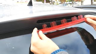 How to change the 3rd brake light on a Seat Leon FR MK2 1P [upl. by Smitt]