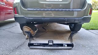 Hitch Install 2017 Subaru Outback [upl. by Attennaej]