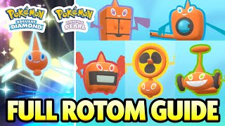 How to Get ROTOM and CHANGE ROTOM FORMS Secret Room in Pokemon Brilliant Diamond Shining Pearl [upl. by Zug891]