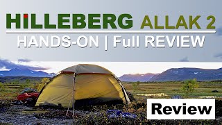 HILLEBERG ALLAK Review  Four season tent 2 person free standing tent [upl. by Oira511]