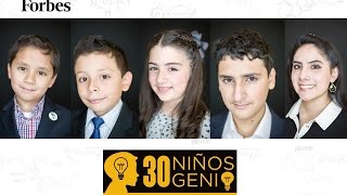 Listado Forbes niños genio de México [upl. by Ambrosi]