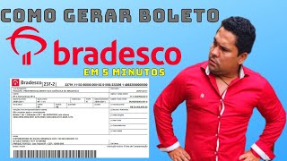 Como gerar Boleto no Bradesco bancodobradesco [upl. by Almira]