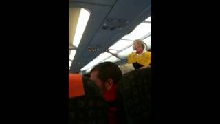 easyJet safety demostration [upl. by Novelia]