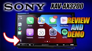 NEW SONY XAVAX3200 Car Stereo Headunit Review amp Demo [upl. by Airehtfele]