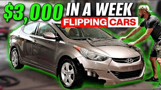 I Made Over 3000 In A Week Flipping Cars  Car Flip 101 [upl. by Livingston]