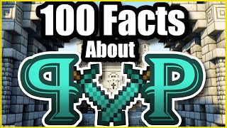 100 Facts About Minecraft PvP ✔ [upl. by Eissert638]