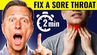 The 2Minute Sore Throat Solution [upl. by Hakvir700]