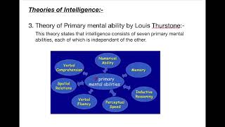 Theory of Primary mental abilities by Louis Thurstone [upl. by Alburga437]