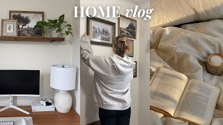 HOME VLOG 🏡 cozy office makeover finding balance on the weekends amp more home projects [upl. by Dorie142]