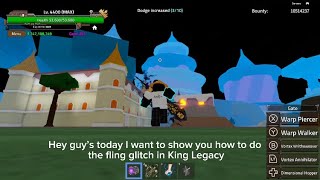 King Legacy  Fling Glitch Tutorial [upl. by Drawyah213]