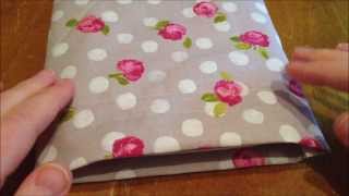 DIY Make an easy bagpouch for your tablet [upl. by Gilbertine913]