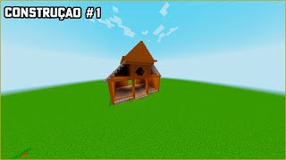 COMO FAZER UM CELEIRO PARA ANIMAIS NO MINECRAFT  construçôes 1 [upl. by Aitak250]