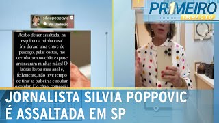 Silvia Poppovic fica ensanguentada ao ser vítima de assalto em SP  Primeiro Impacto 150424 [upl. by Akinihs]