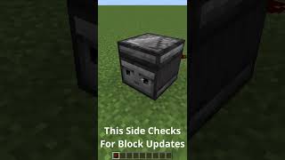 How To Use A Observer minecraft redstone minecrafttutorial tutorial minecraftredstone howto [upl. by Madra]