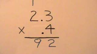 Multiplying With Decimals [upl. by Drislane]