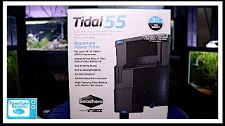 Seachem Tidal 55 Hang on Back Filter Unboxing  Assembly  Review [upl. by Micheal]